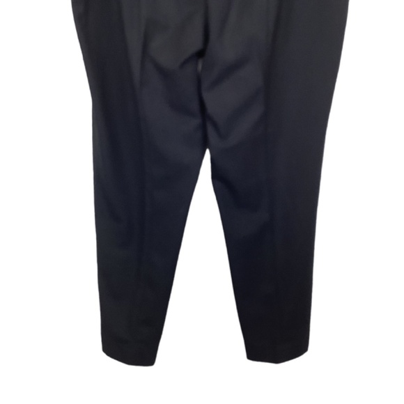Talbots Hollywood Black Pants Size 12 Side‎ Slit Dress Trousers Career - Picture 8 of 10